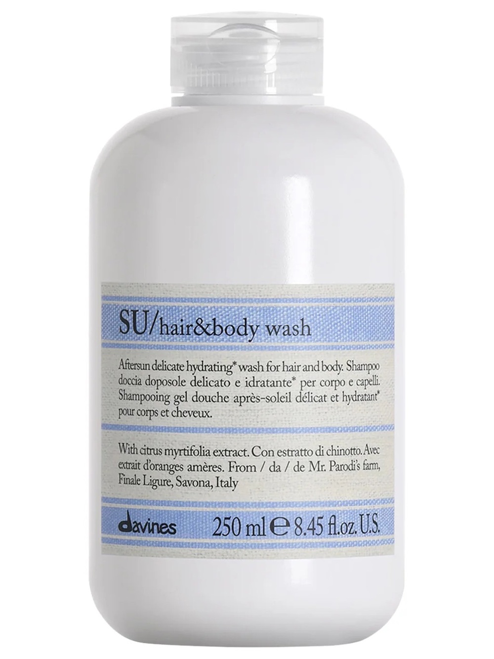 NWT Davines SU Hair & Body Wash